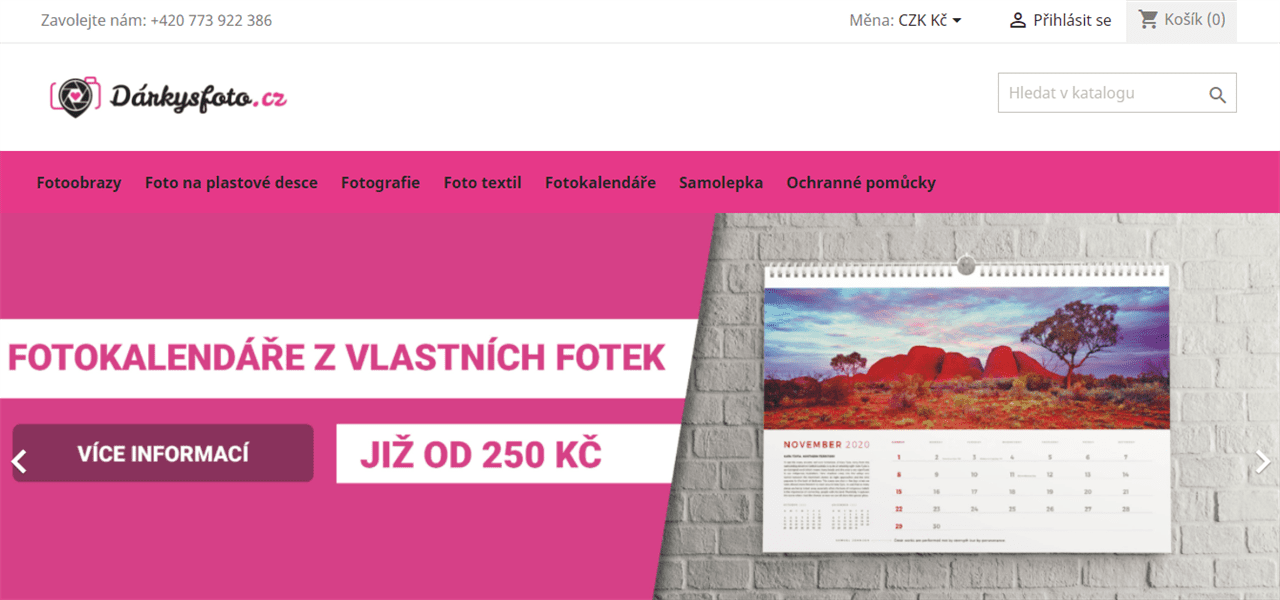 Dárkysfoto.cz - Tisk fotografií, trička s potiskem, fotografie na plátně, dárky s vlastní fotografií, fotoobrazy Chrudim